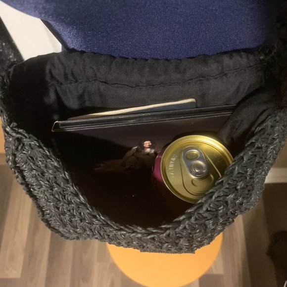 Woven, Bamboo Zipper Crossbody - Picture 7 of 8